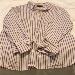 Lane Bryant -long sleeve collared shirt